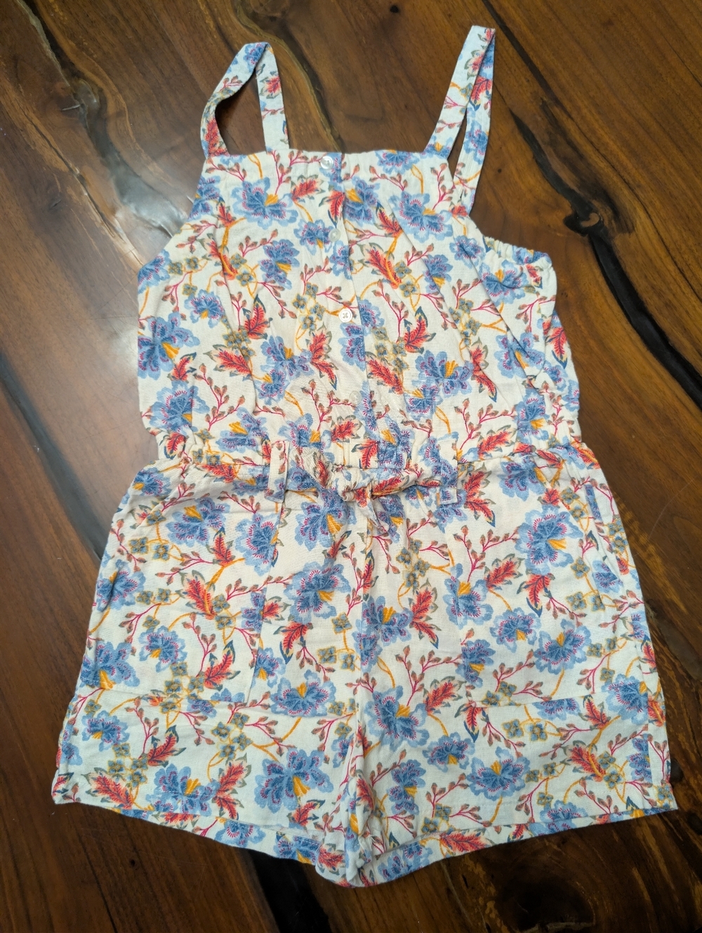 Girls Floral Romper